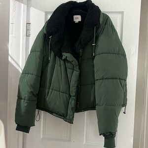 Green Puffer Jacket